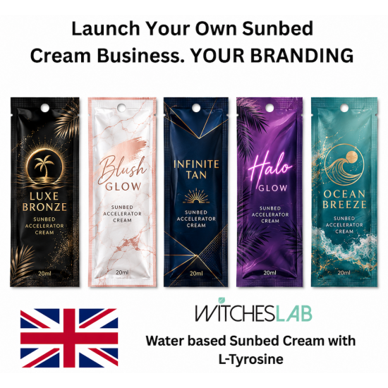 Private Label Tanning Lotion Sachets – 5,000 Unit Salon Launch Package
