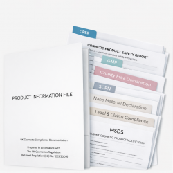UK Cosmetic Launch Compliance Package, Consultancy and CPSR PIF FILE