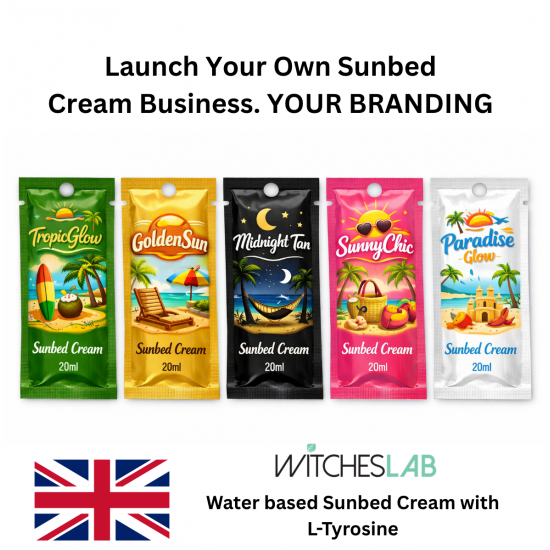 Sun Bed Cream Sachets - Private Label - 1000 Units 