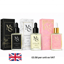 Private Label Cuticle Oil Square Dropper Bottles  -  15ml Glass  - 300 - With Boxes 