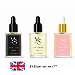 Private Label Cuticle Oil Square Dropper Bottles | 15ml Glass | 200 units 