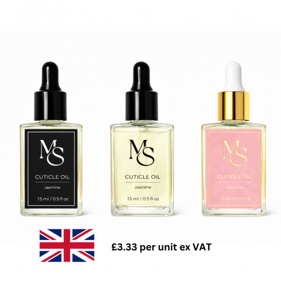 Private Label Cuticle Oil Square Dropper Bottles | 15ml Glass | 200 units 