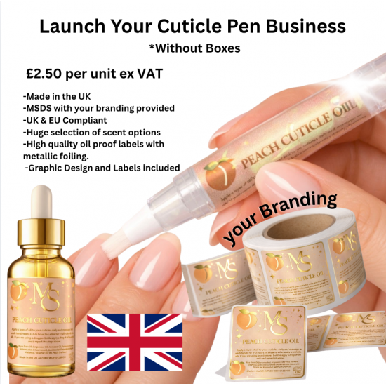 Cuticle Oil Pens - Private Label Kit - 200 Pens 