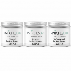 Sun bed Cream Sample Pack – Almond, Coconut & Fragrance Free