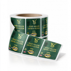 Post Filler Arnica Oil Labels  - 10ml rollers - 300 labels 
