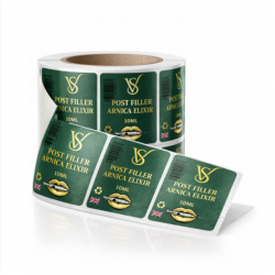 Post Filler Arnica Oil Labels  - 10ml rollers - 300 labels 