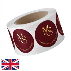 Cuticle Balm Top Labels - 10ml Tins - 800 labels 