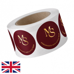 Cuticle Balm Top Labels - 10ml Tins - 800 labels 