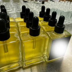 Private Label Hair Oils in Square Bottles 