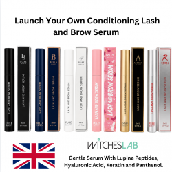 Private Label Lash & Brow Serum UK – 300 Units | Custom Branded Lash Lift & Brow Lamination Aftercare